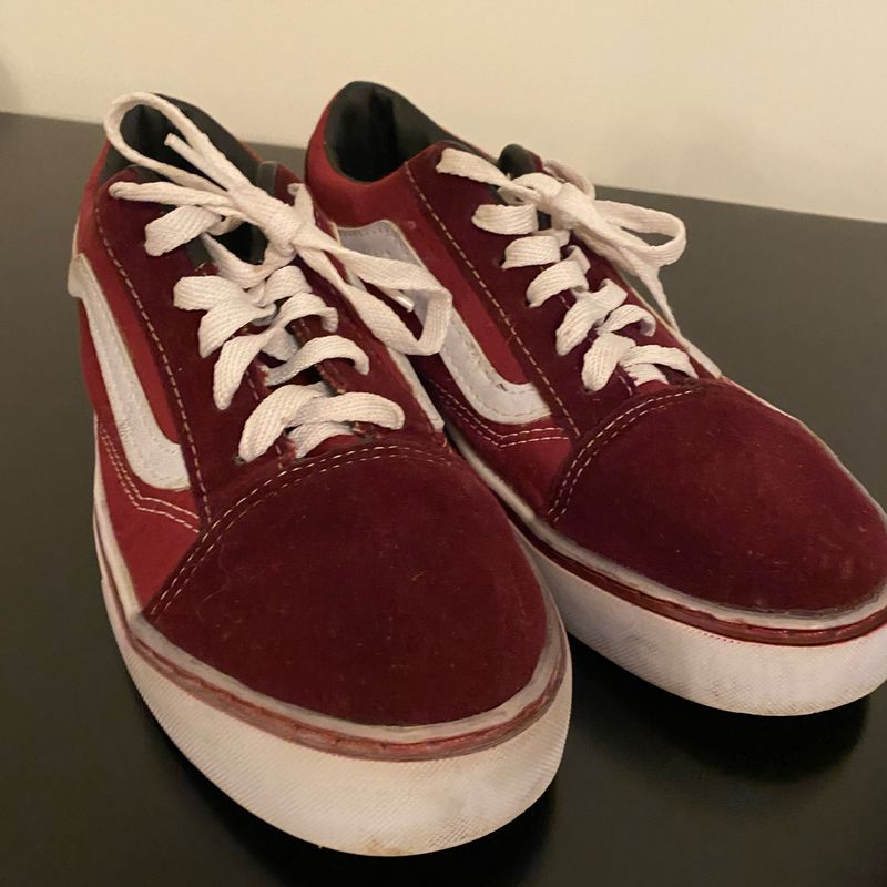 Tenis vans hotsell bordo feminino