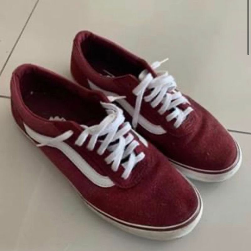 Vans hot sale bordo feminino