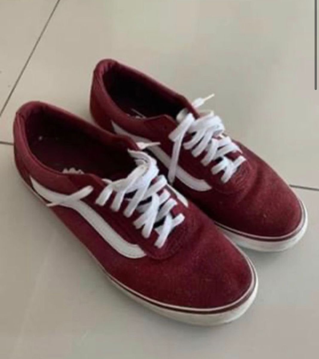 Tenis 2024 vans bordo