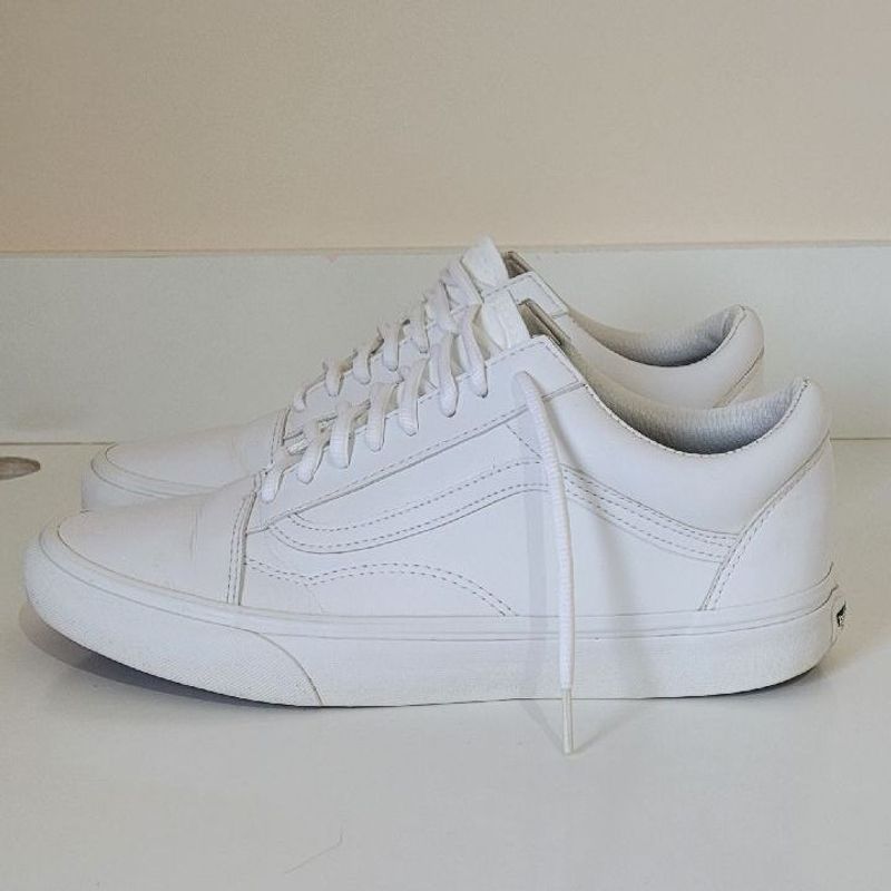Tenis Vans em Couro Original Vans Usado 104316331 enjoei