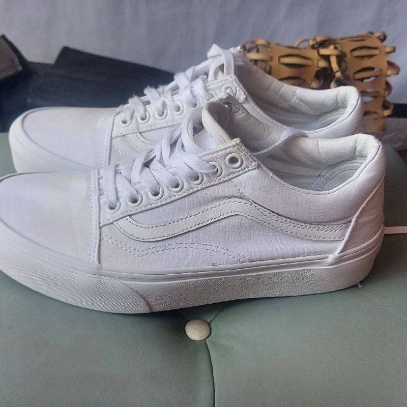 Tenis feminino best sale vans branco