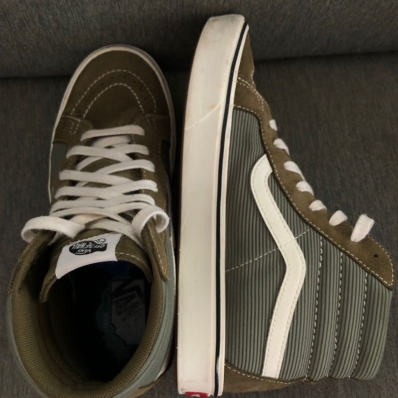 Tênis Vans Sk8-Hi Comfycush Verde Militar