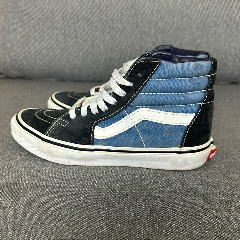 Tenis vans cano sales alto azul