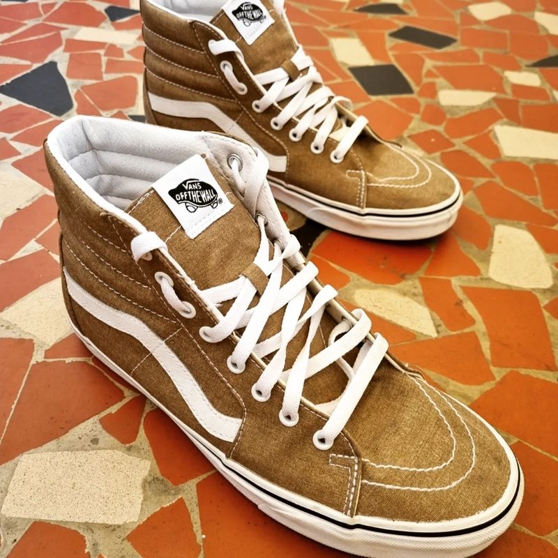 Vans cano alto store bege