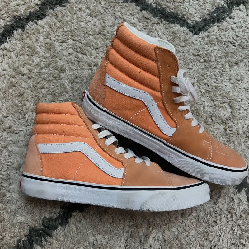 Tênis Vans Cano Alto Botinha Salmão Rose Tamanho 37 Praticamente