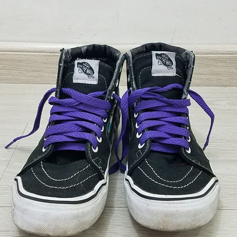 Tenis vans cano alto xadrez sale