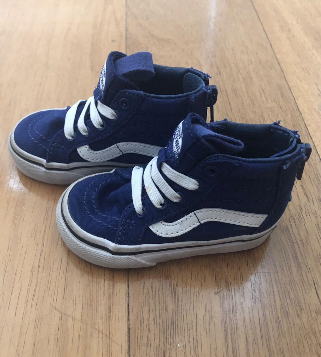 vans cano alto infantil