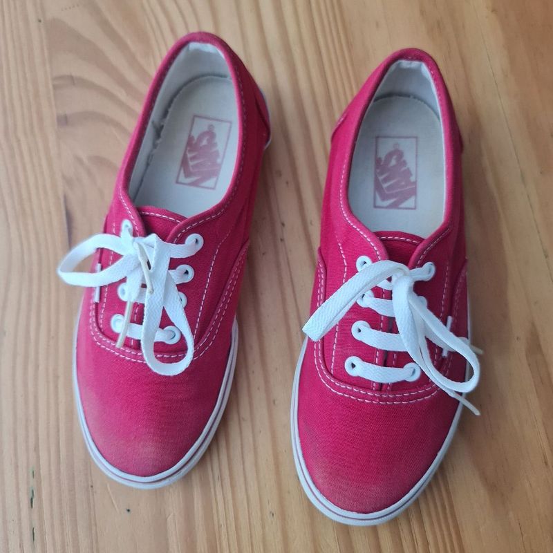 Vans Vermelho Camurça | Tênis Feminino Vans Usado 88742070 | enjoei