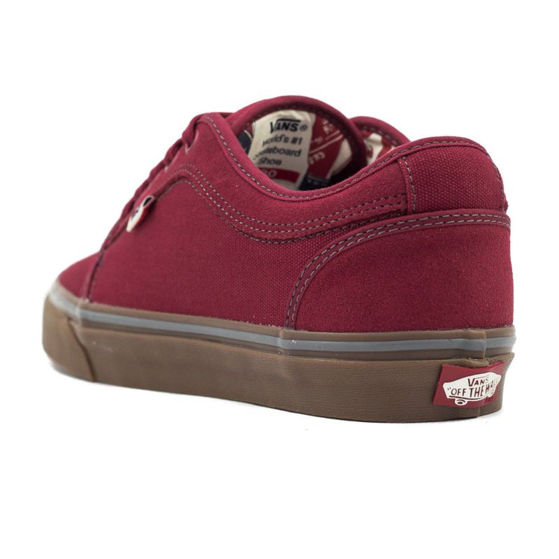 Vans chukka 2024 low burgundy