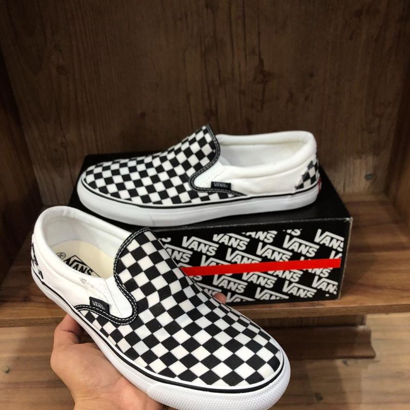 Vans hot sale iate quadriculado