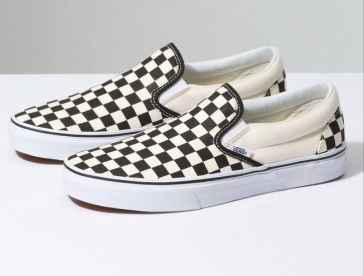 checker van slip ons