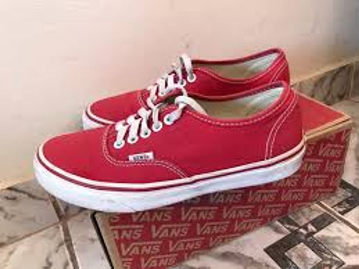vans classic vermelho