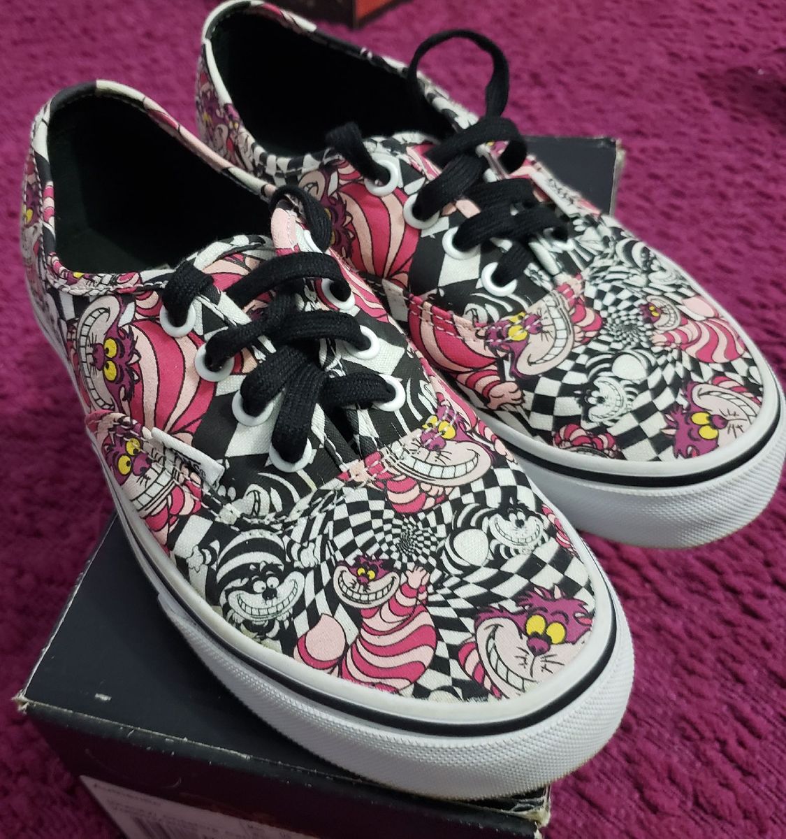 vans alice no pais das maravilhas