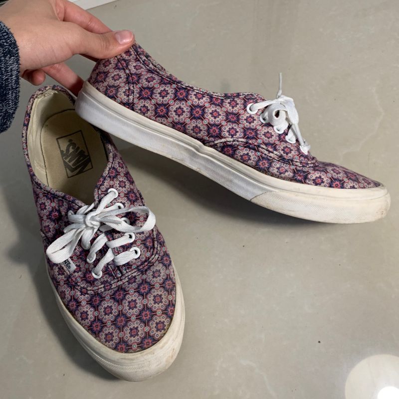 T nis Vans com Estampa Roxa T nis Feminino Vans Usado 88954901