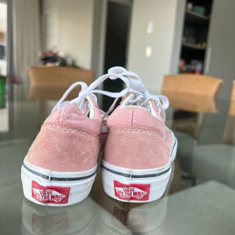 Tenis Vans Cor de Rosa Vans Usado 109924620 enjoei