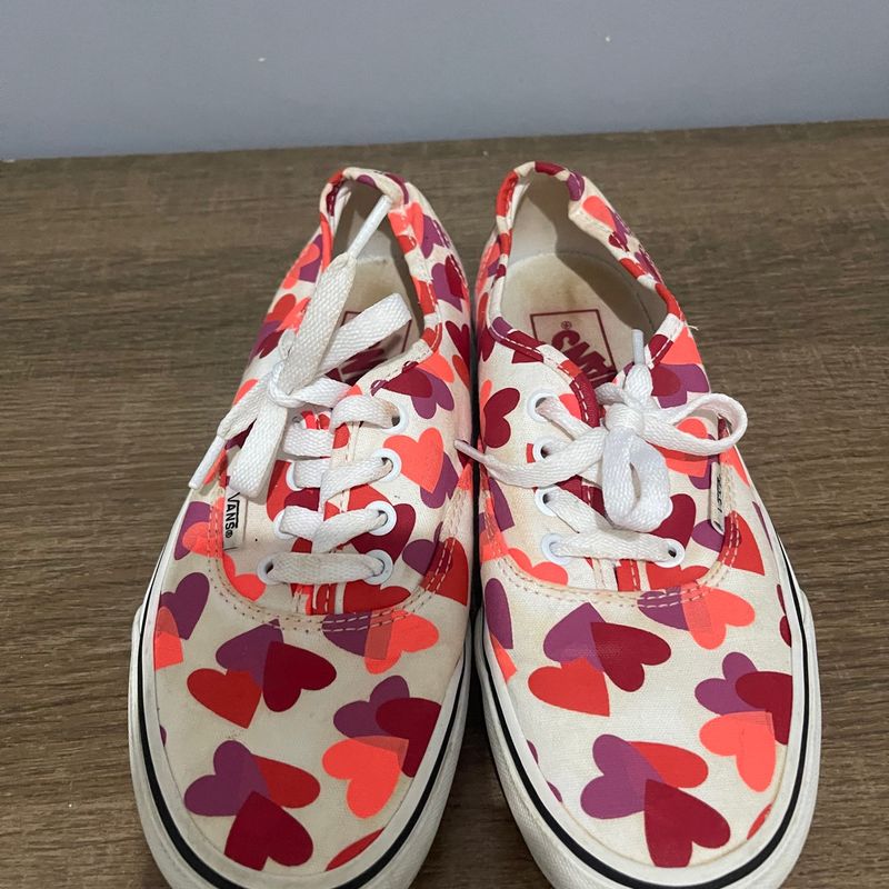 Tenis vans hot sale de coração