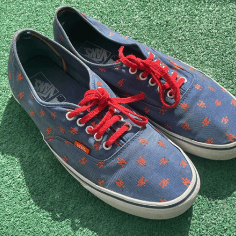 Tenis Vans da Mlb New York Mets Azul e Vermelho T nis Masculino