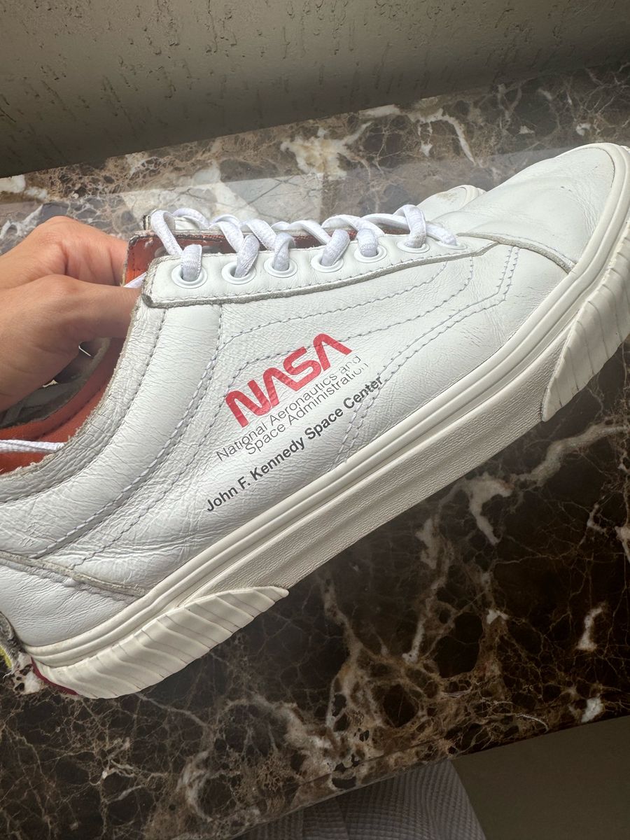 Tênis Vans de Couro Coleção Nasa Vans Usado 101273321 enjoei
