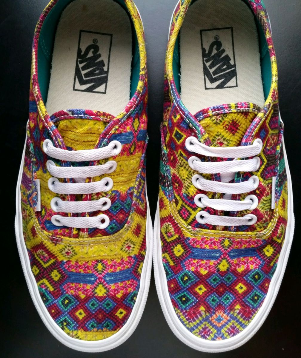 tênis vans estampado