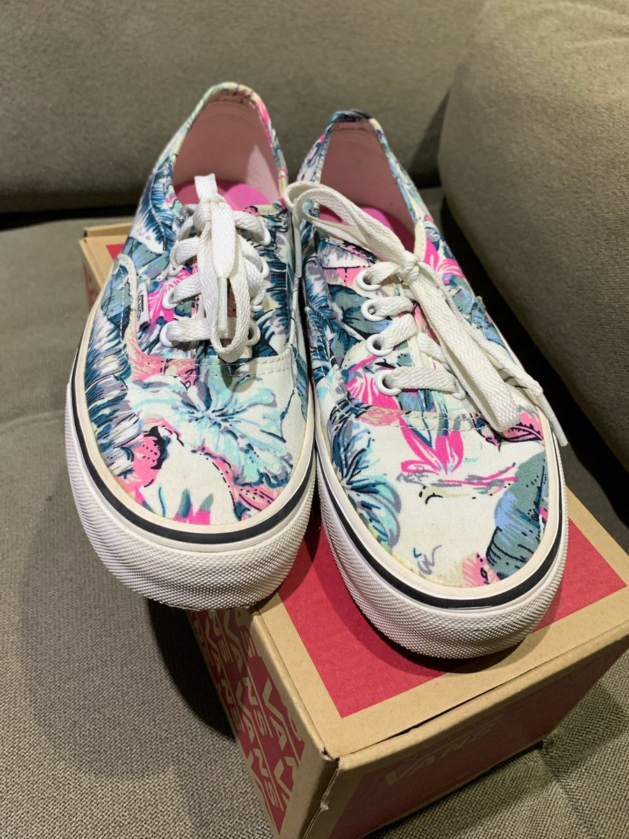 tênis vans estampado