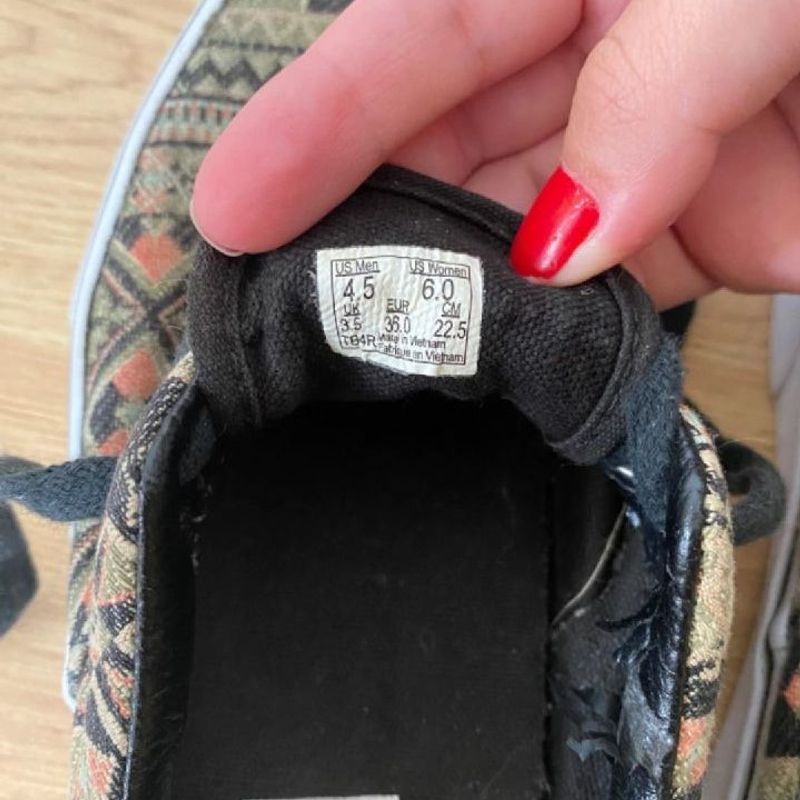 T nis Vans tnico T nis Feminino Vans Usado 85076878 enjoei