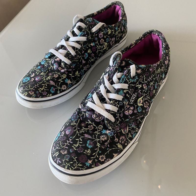 Vans hot sale floral feminino