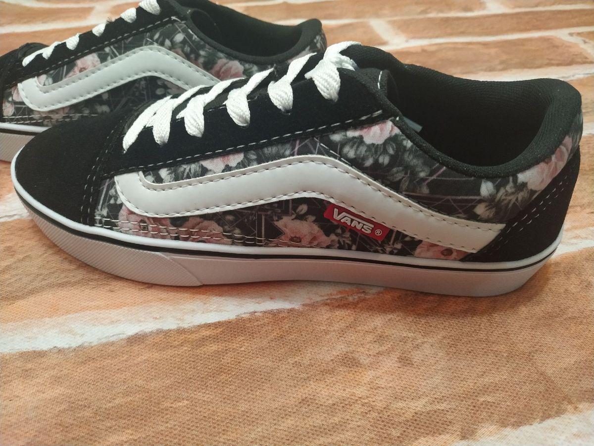 tenis vans feminino estampado