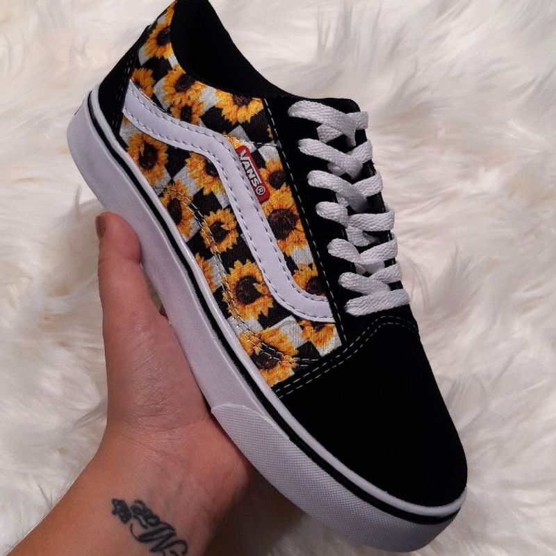 Vans girassol deals old skool