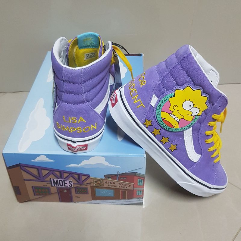 Tenis vans best sale lisa simpson