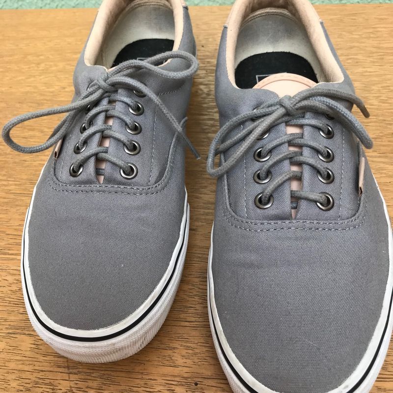 Tênis Vans Lona Cinza Original Tênis Masculino Vans Usado