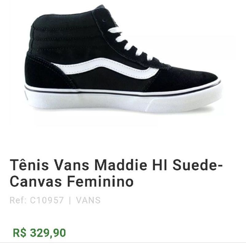 Tênis vans maddie hot sale canvas feminino casual