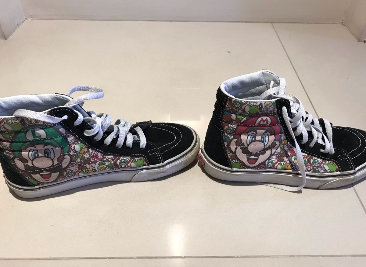 tenis vans mario bros