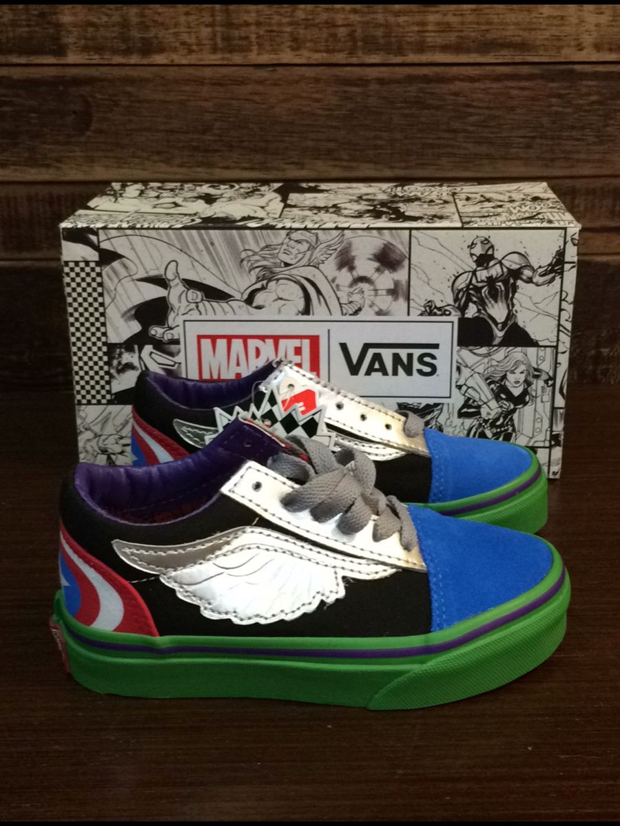 vans marvel infantil