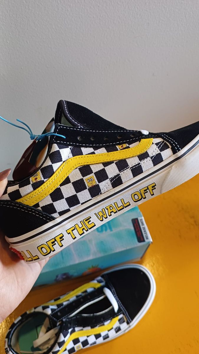 T nis Vans Old School Bob Esponja 34 T nis Feminino Vans Nunca