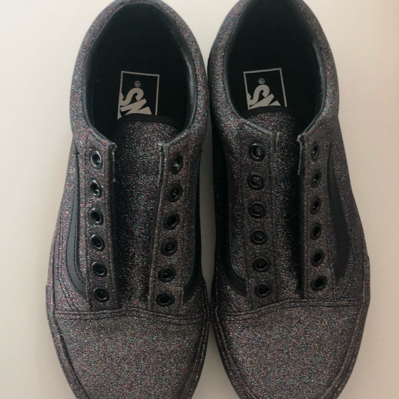 Vans store glitter preto