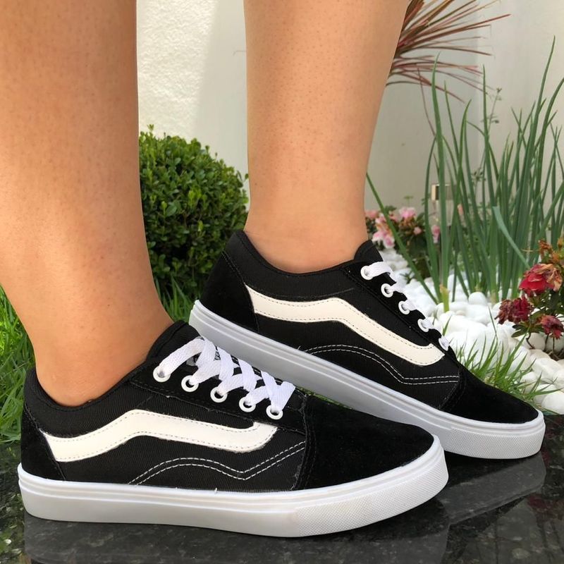 vans femme compensé