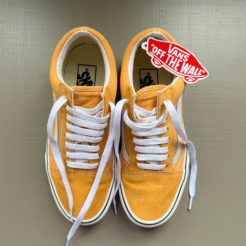 Tênis Old Skool Vans Amarelo - N°36 Bra - Novo, Tênis Feminino Vans Nunca  Usado 91817309