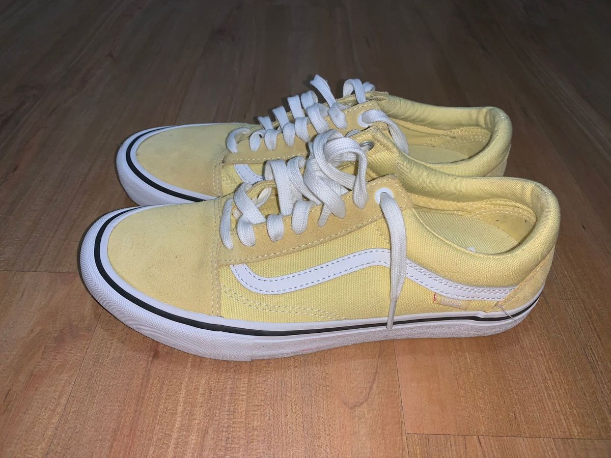 tenis vans old skool amarelo