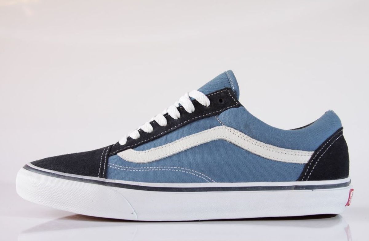 tenis vans old skool feminino azul