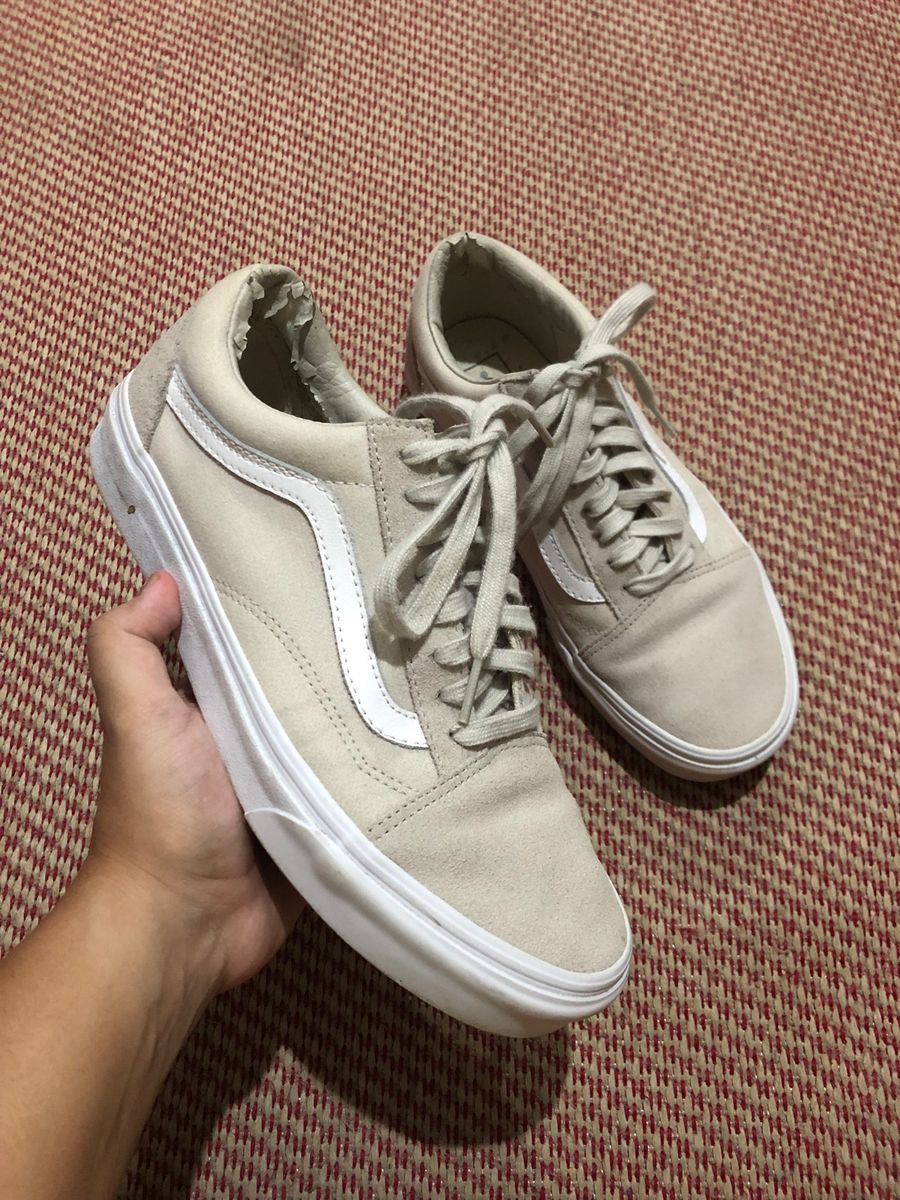 Tenis vans best sale old skool bege