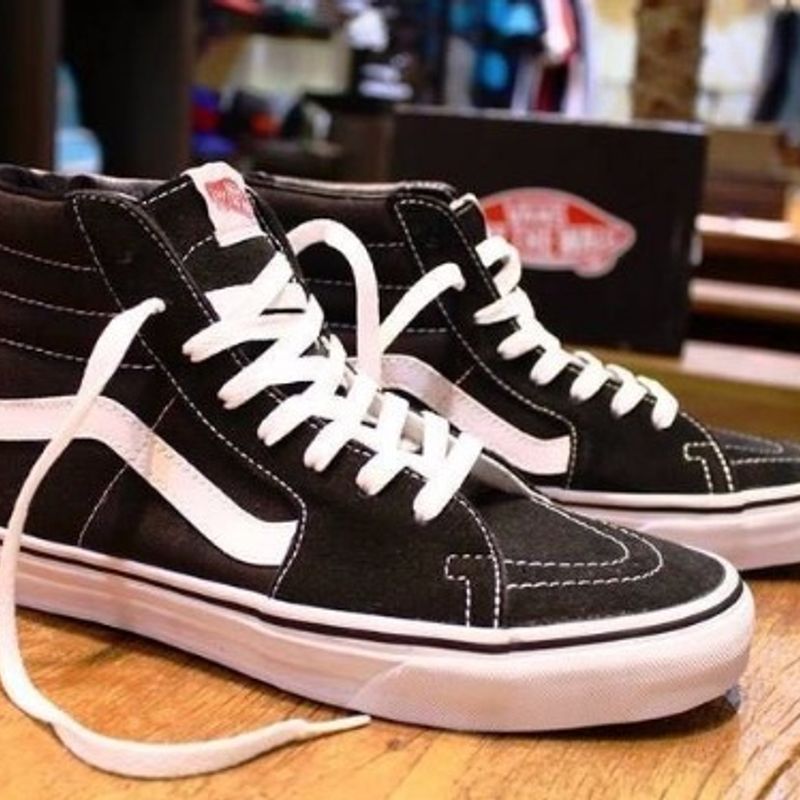 Vans old best sale skool preto botinha