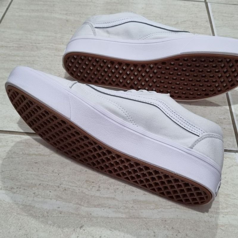 Tênis Masculino Comfycush Old Skool - Vans - Branco - Oqvestir