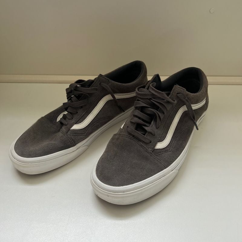 Vans old skool cinza hot sale camurça