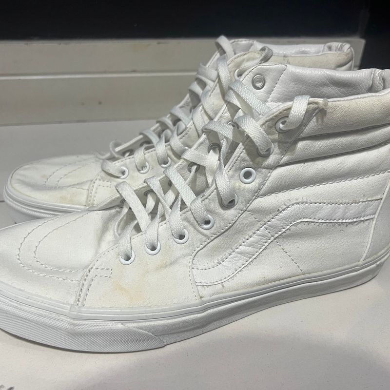 Vans Masculino Vans Old Skool Cano Alto Branco Tenis Vans Old - Main Image