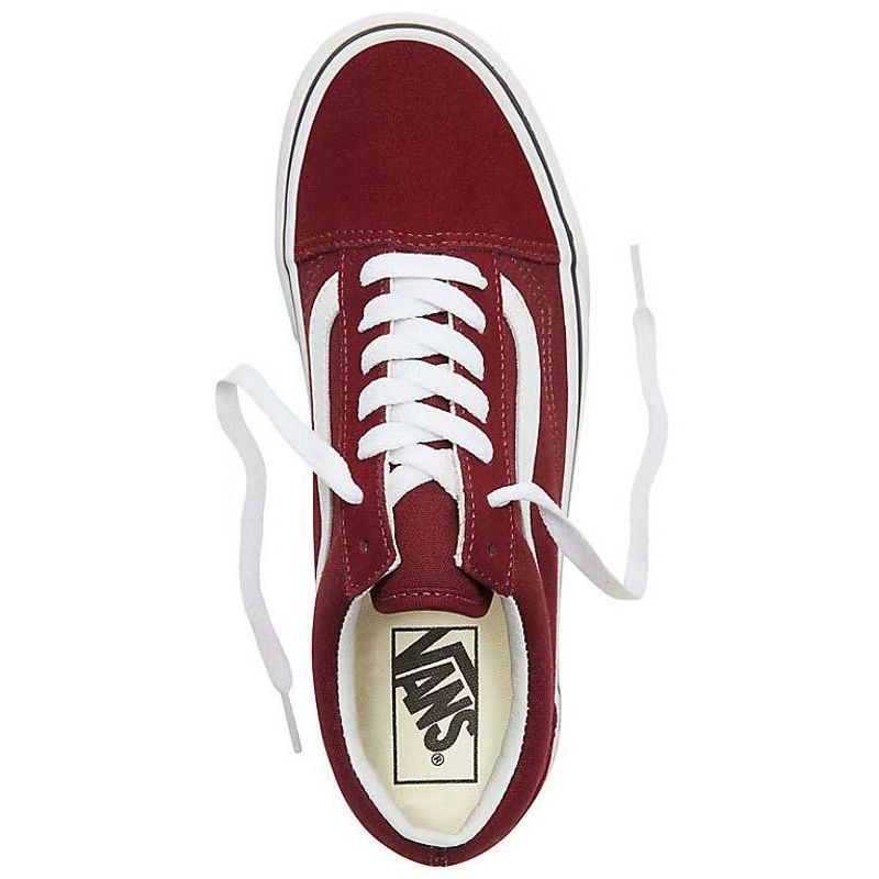 Tenis Vans Old Skool Tradicional Bordô Retro Feminino Masculino Promoção