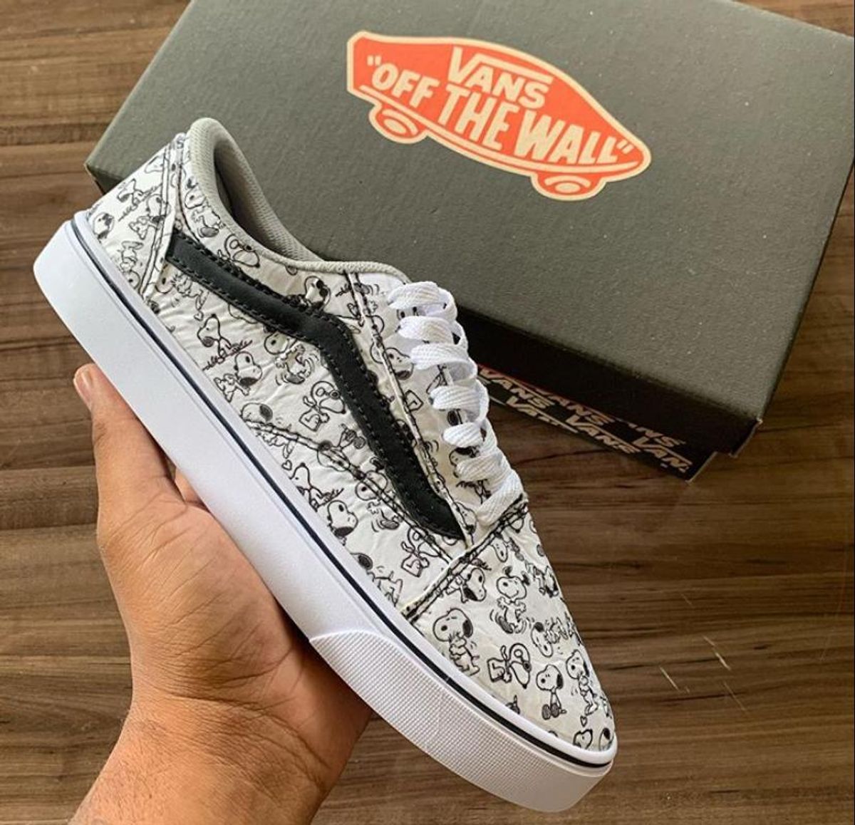 tenis vans feminino snoopy