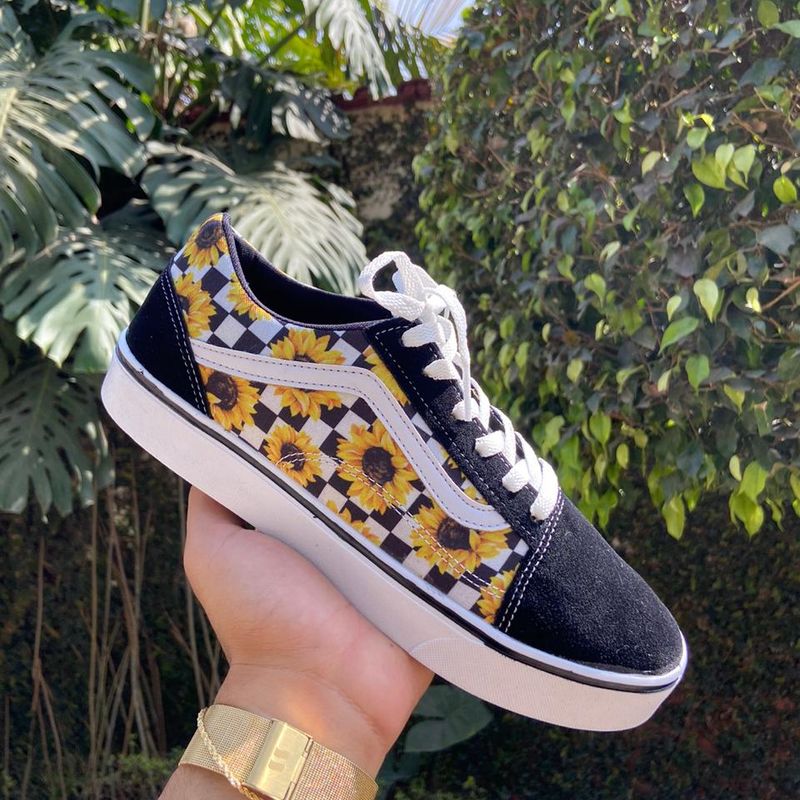 Tenis da best sale vans de girassol