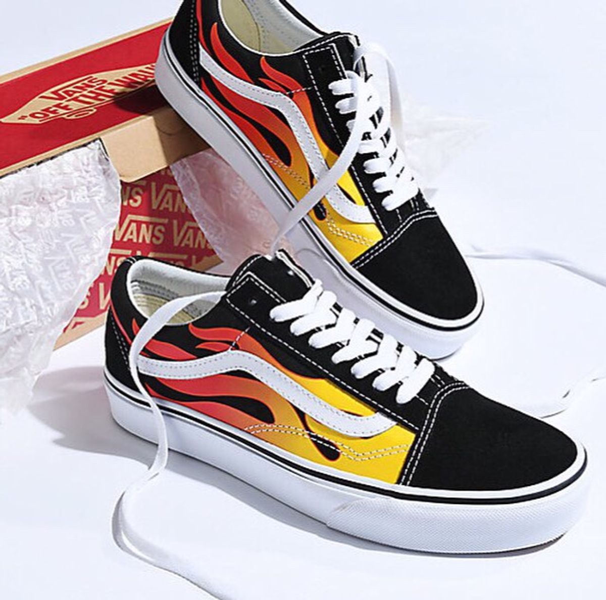 tenis vans flame