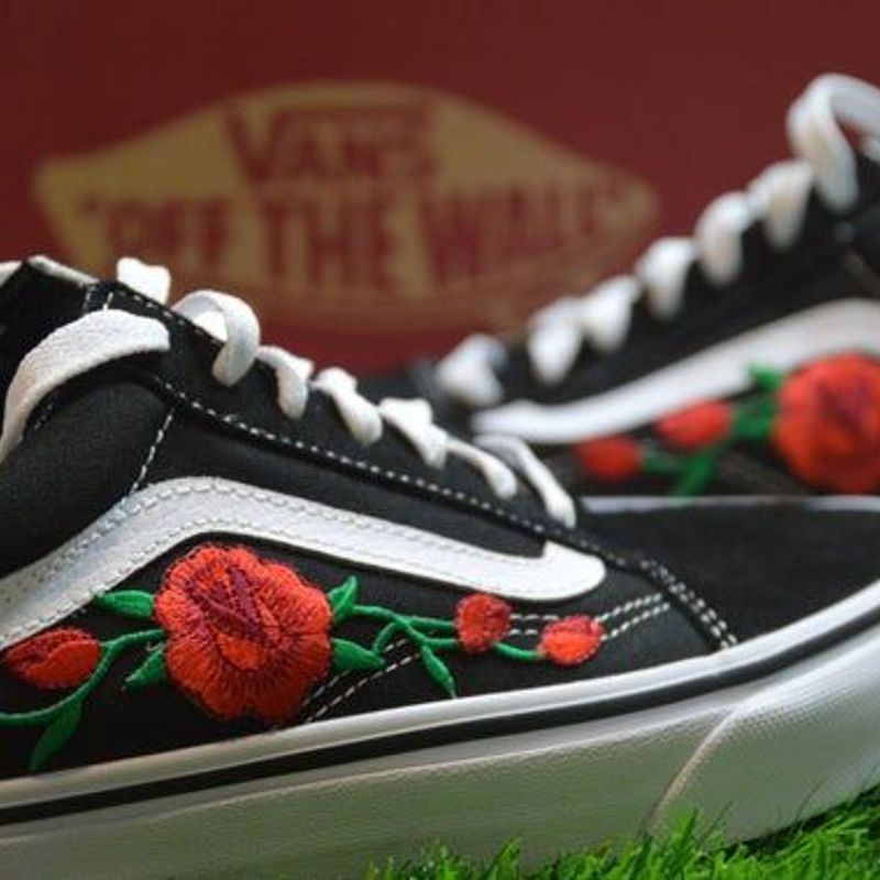 Tenis vans store old skool flor