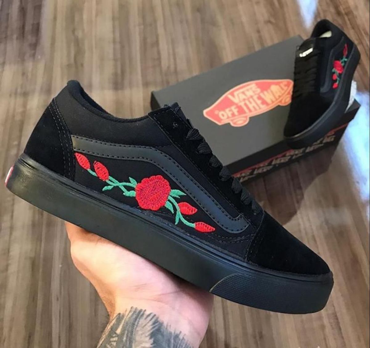 Vans 2025 floral preto